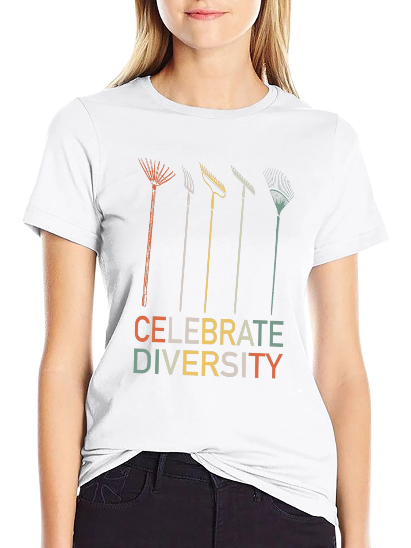 Celebrate Diversity Garden Tool Graphic Tee