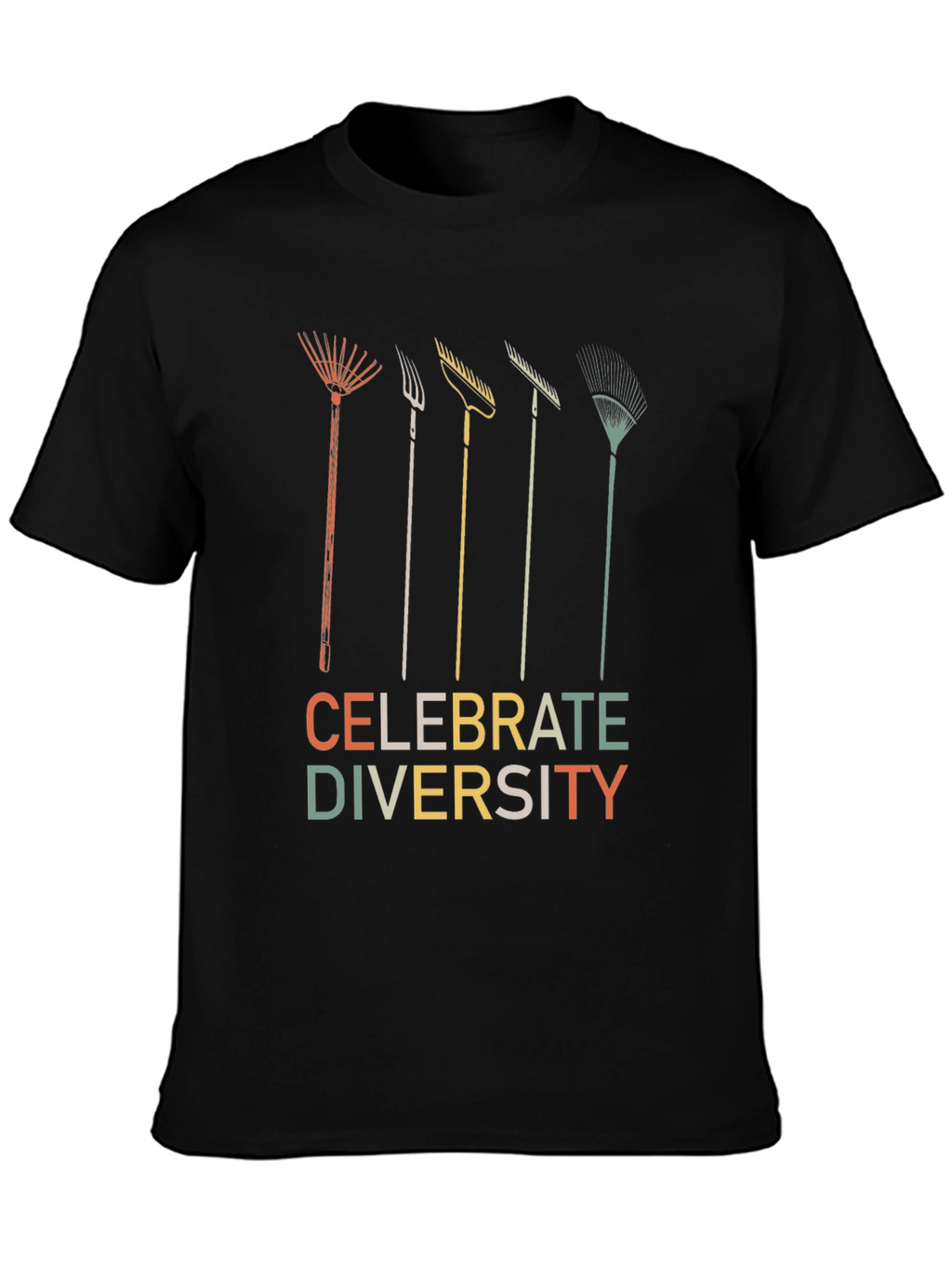 Celebrate Diversity Garden Tool Graphic Tee