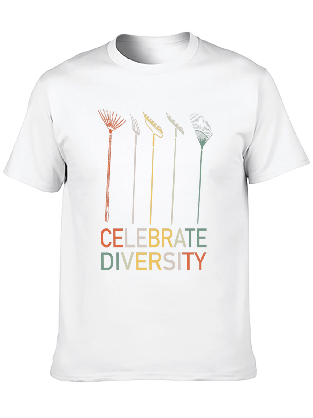 Celebrate Diversity Garden Tool Graphic Tee