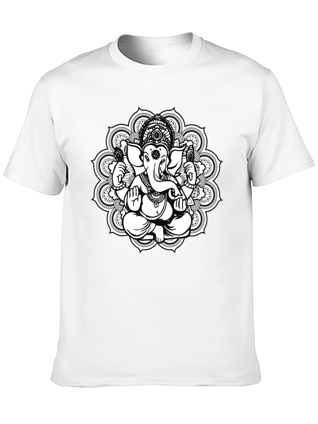 Ganesh Mandala T-Shirt - Black