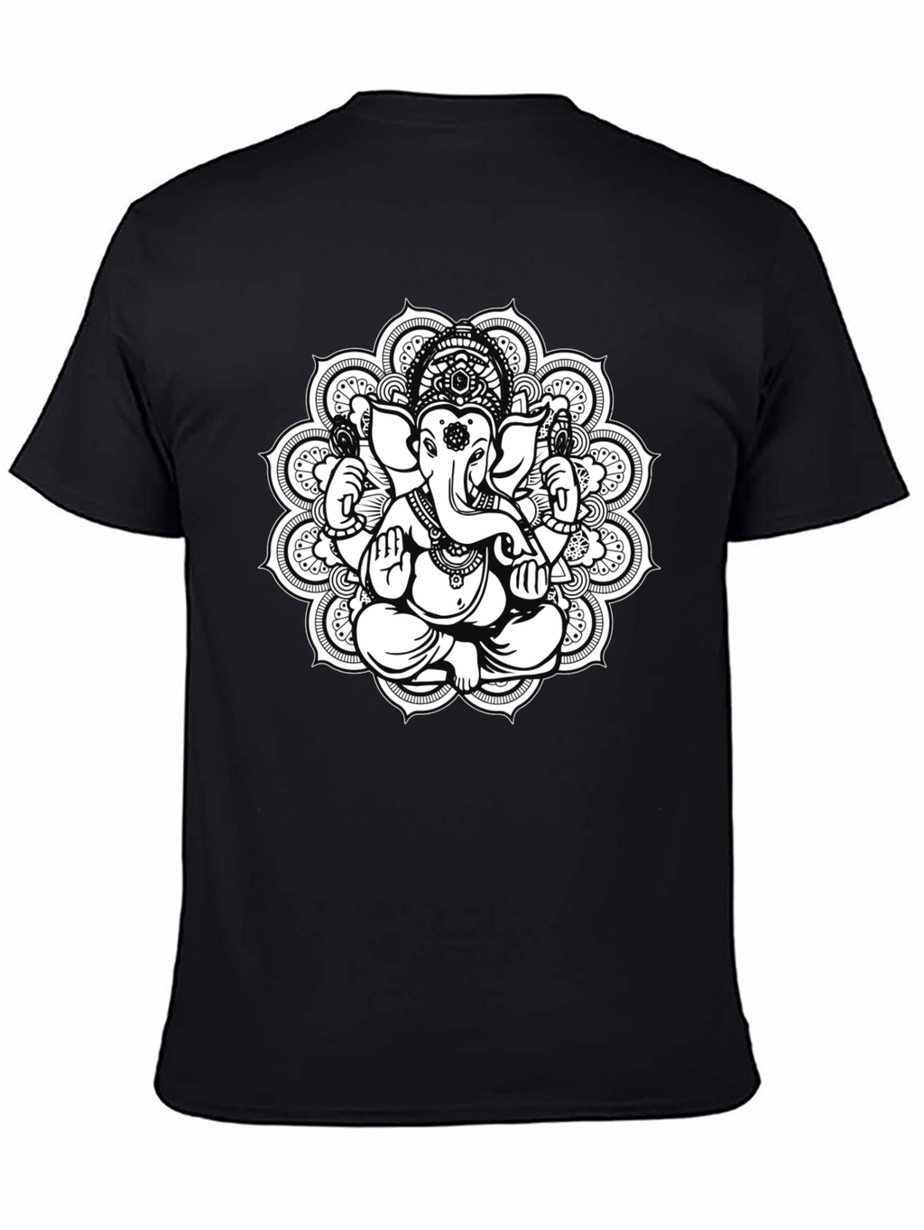 Ganesh Mandala T-Shirt - Black