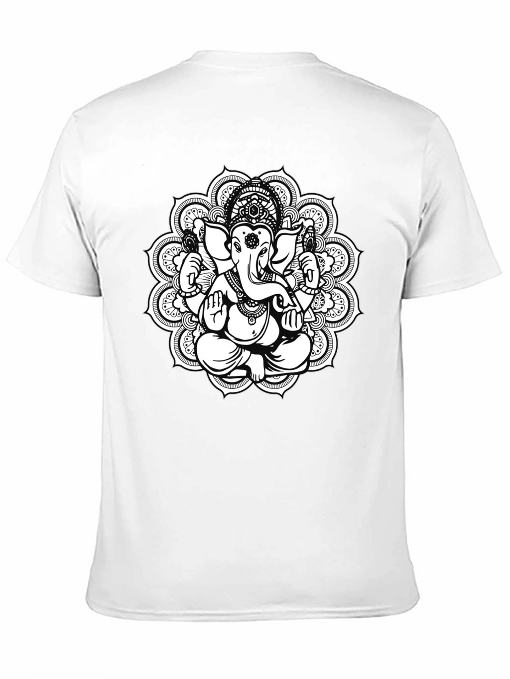 Ganesh Mandala T-Shirt - Black