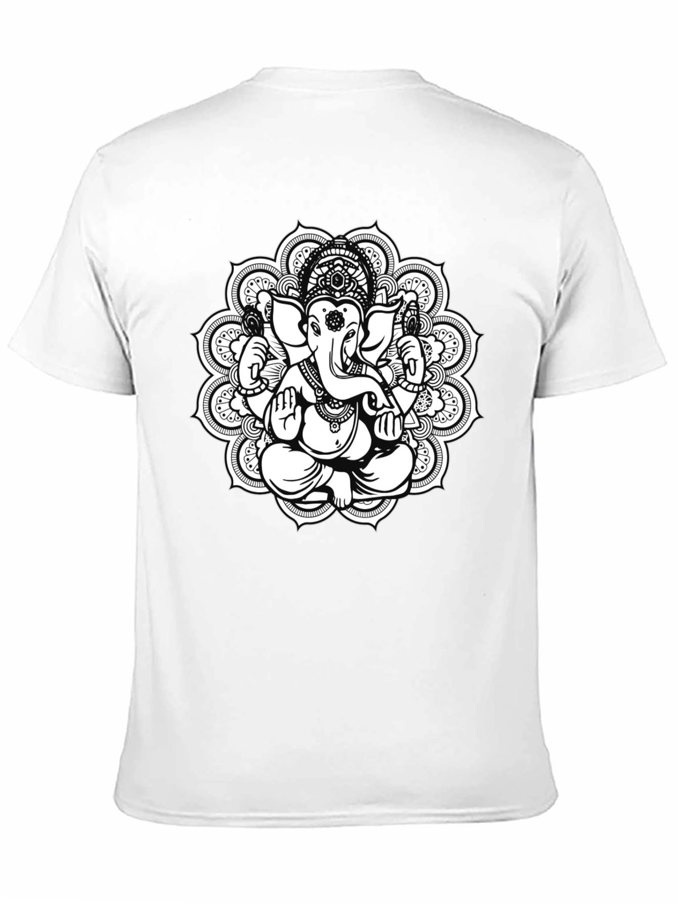 Ganesh Mandala T-Shirt - Black