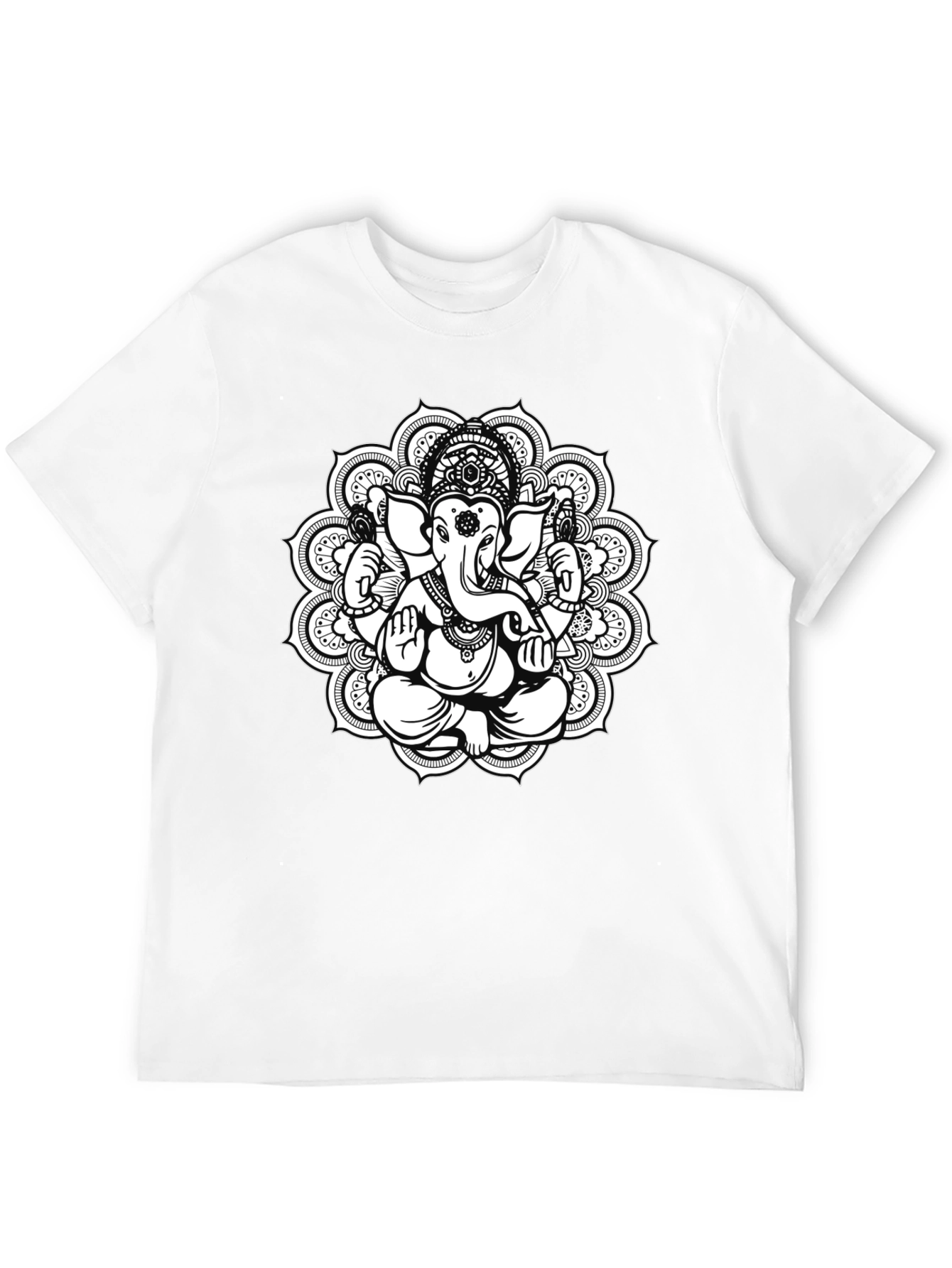 Ganesh Mandala T-Shirt - Black