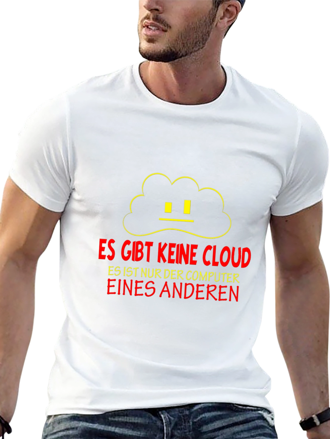 Funny Cloud Tech T-Shirt - No Cloud Just Another Computer