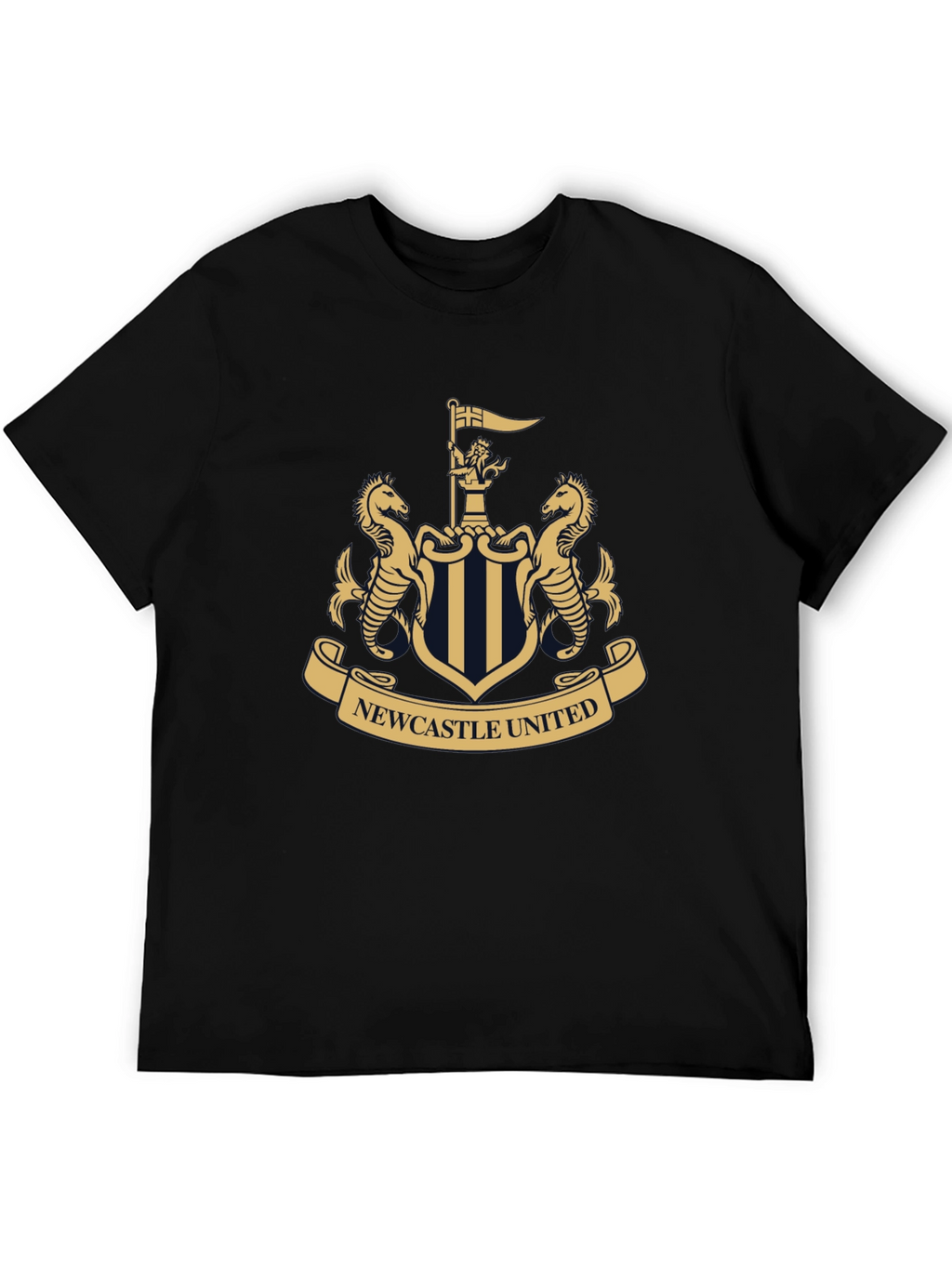Newcastle United Crest T-Shirt - Black