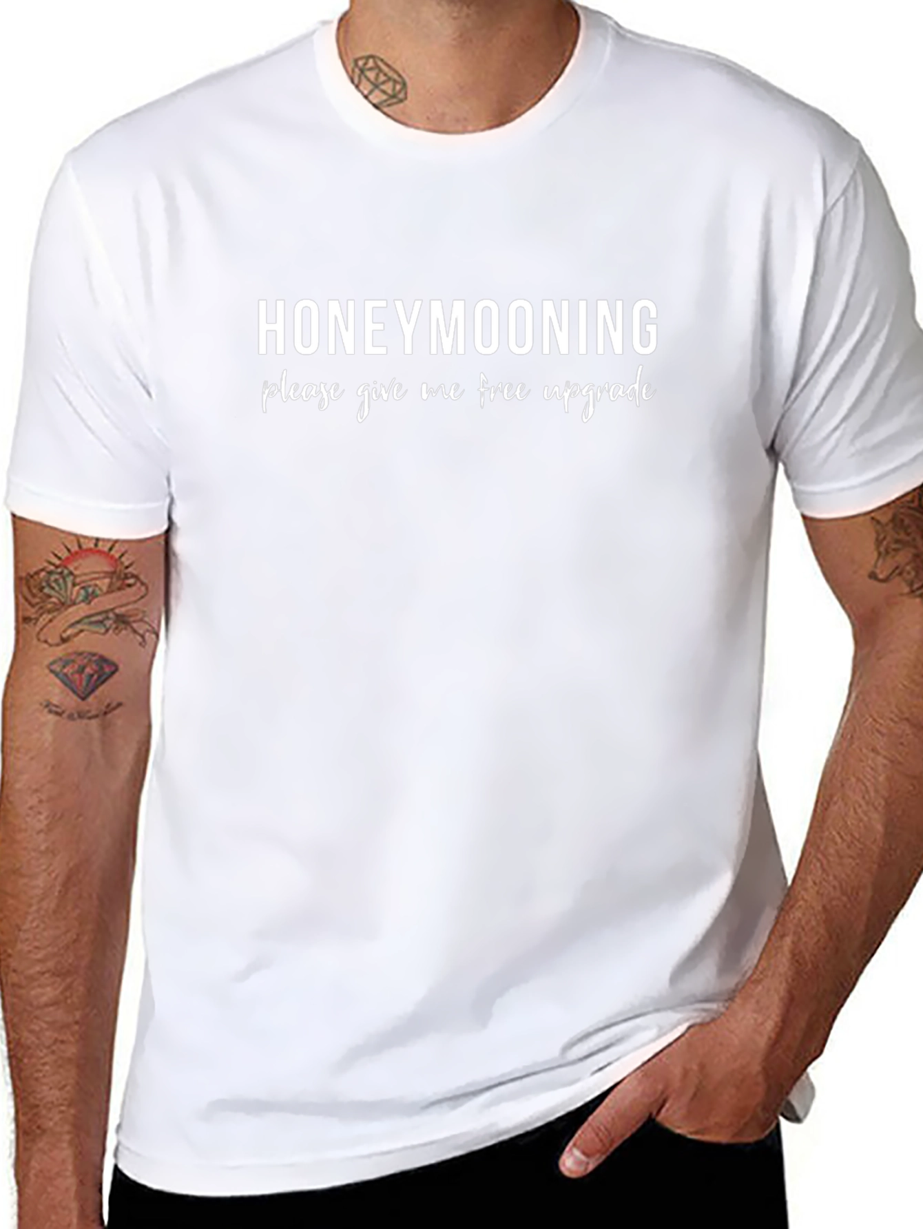 Honeymooning Please Give Me Free Upgrade Graphic T-Shirt