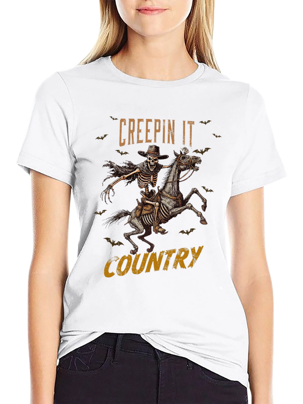 Creepin It Country Graphic T-Shirt
