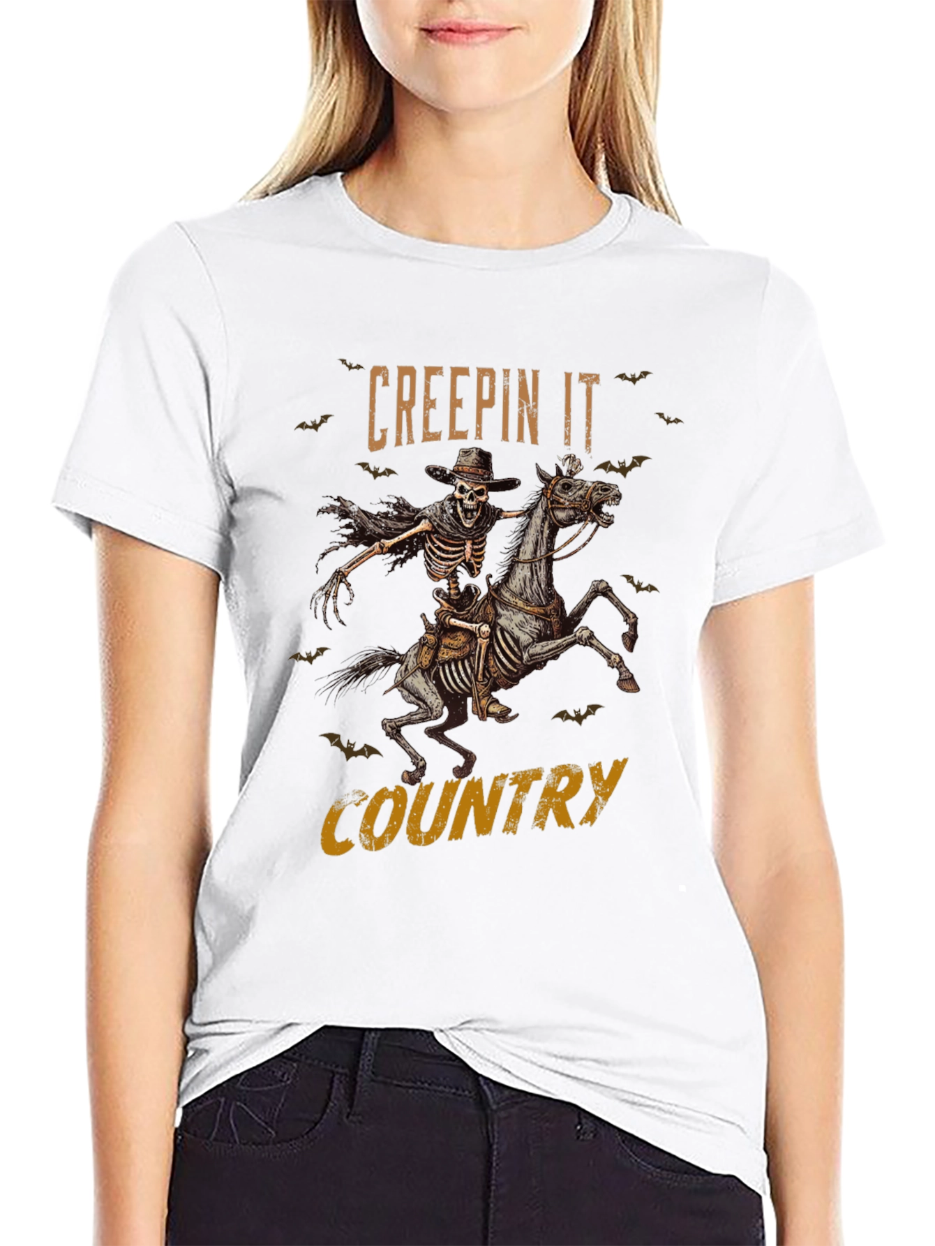 Creepin It Country Graphic T-Shirt