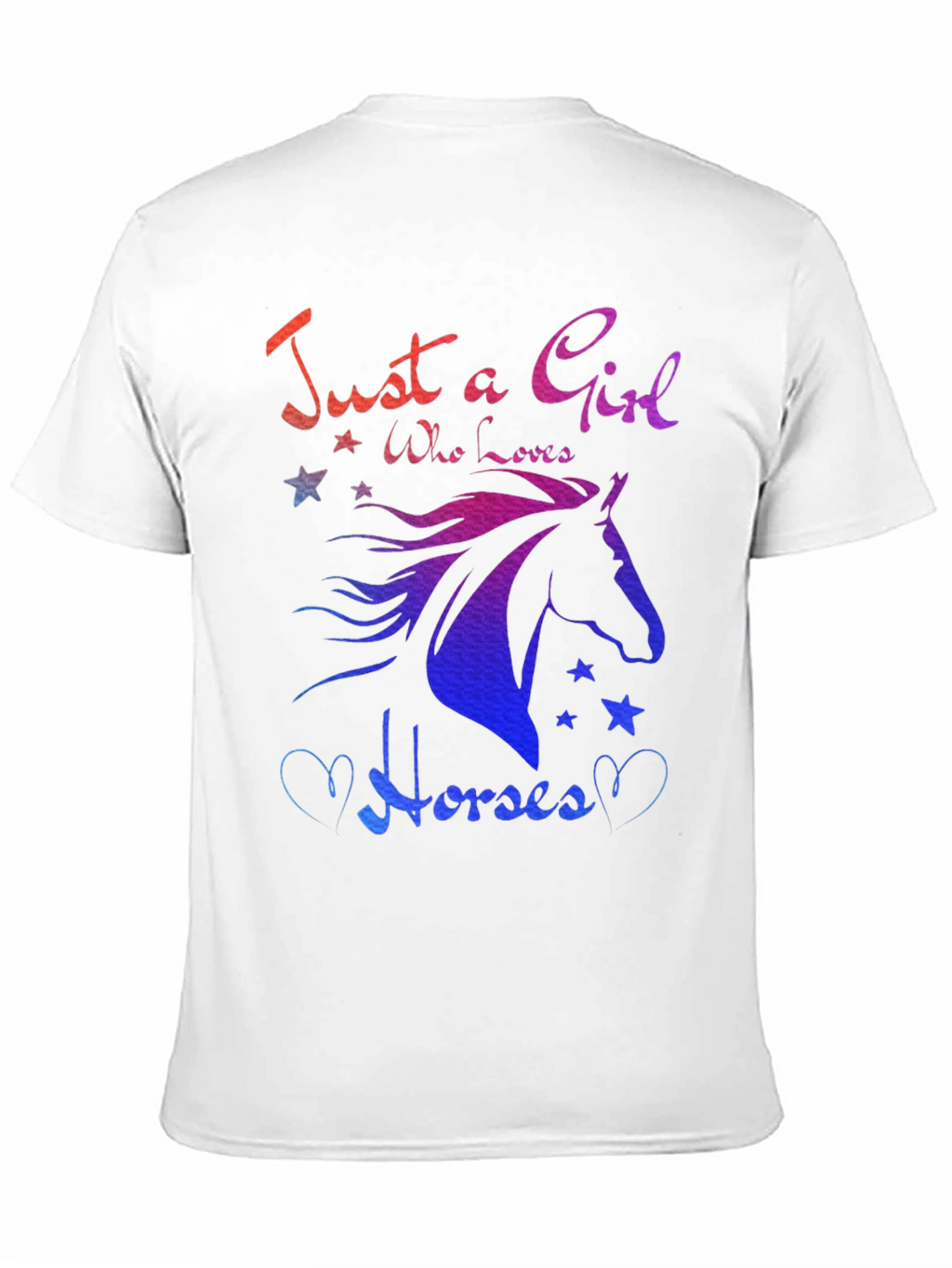 Just A Girl Who Loves Horses Graphic Tee