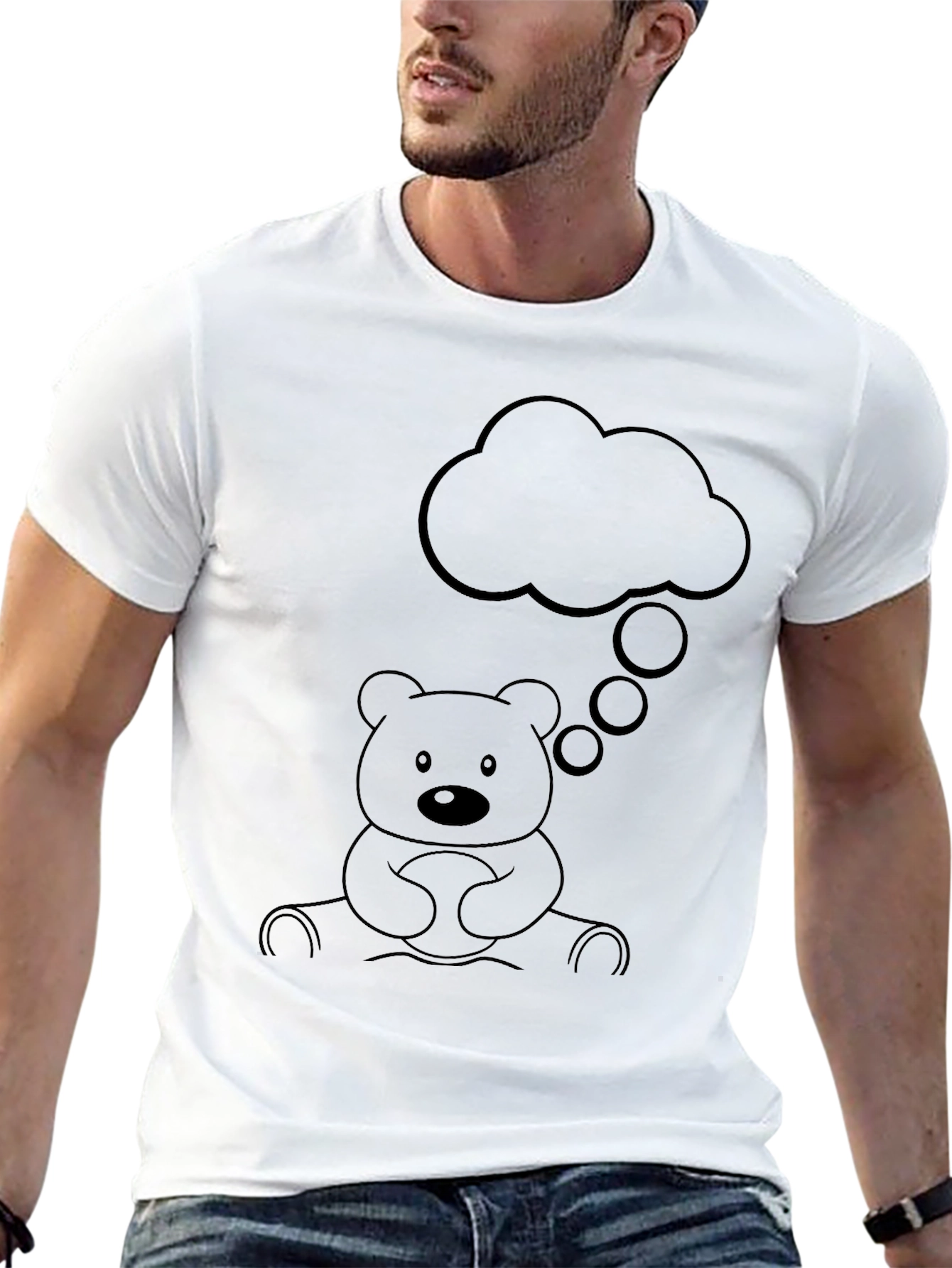 Bear Thought Bubble Graphic Tee