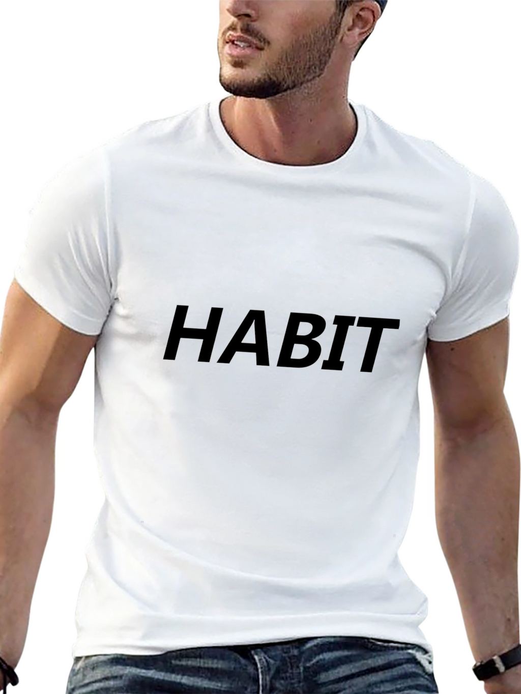 Habit Black T-Shirt - Comfortable Everyday Wear