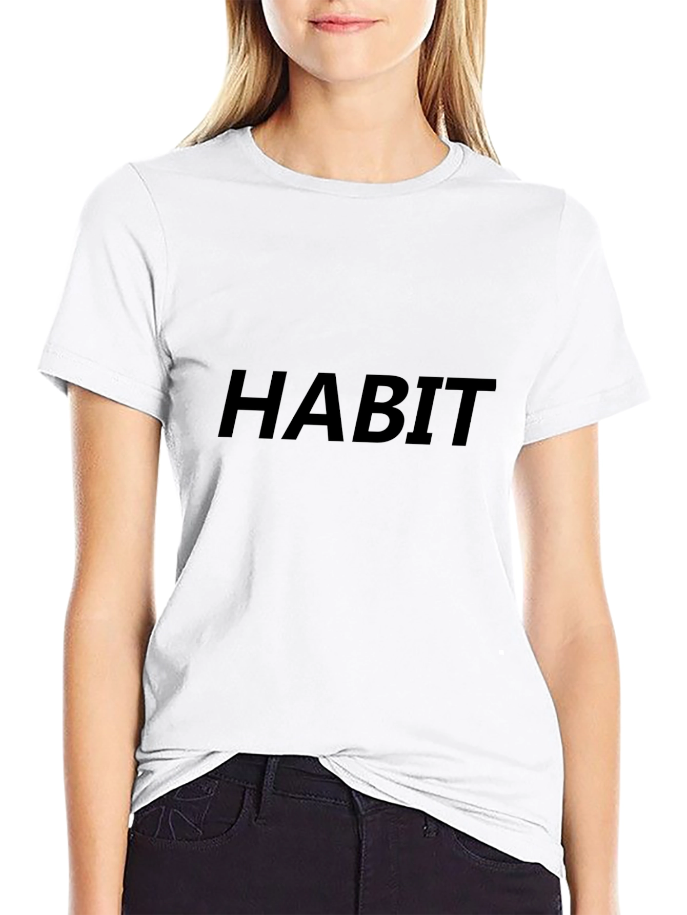 Habit Black T-Shirt - Comfortable Everyday Wear