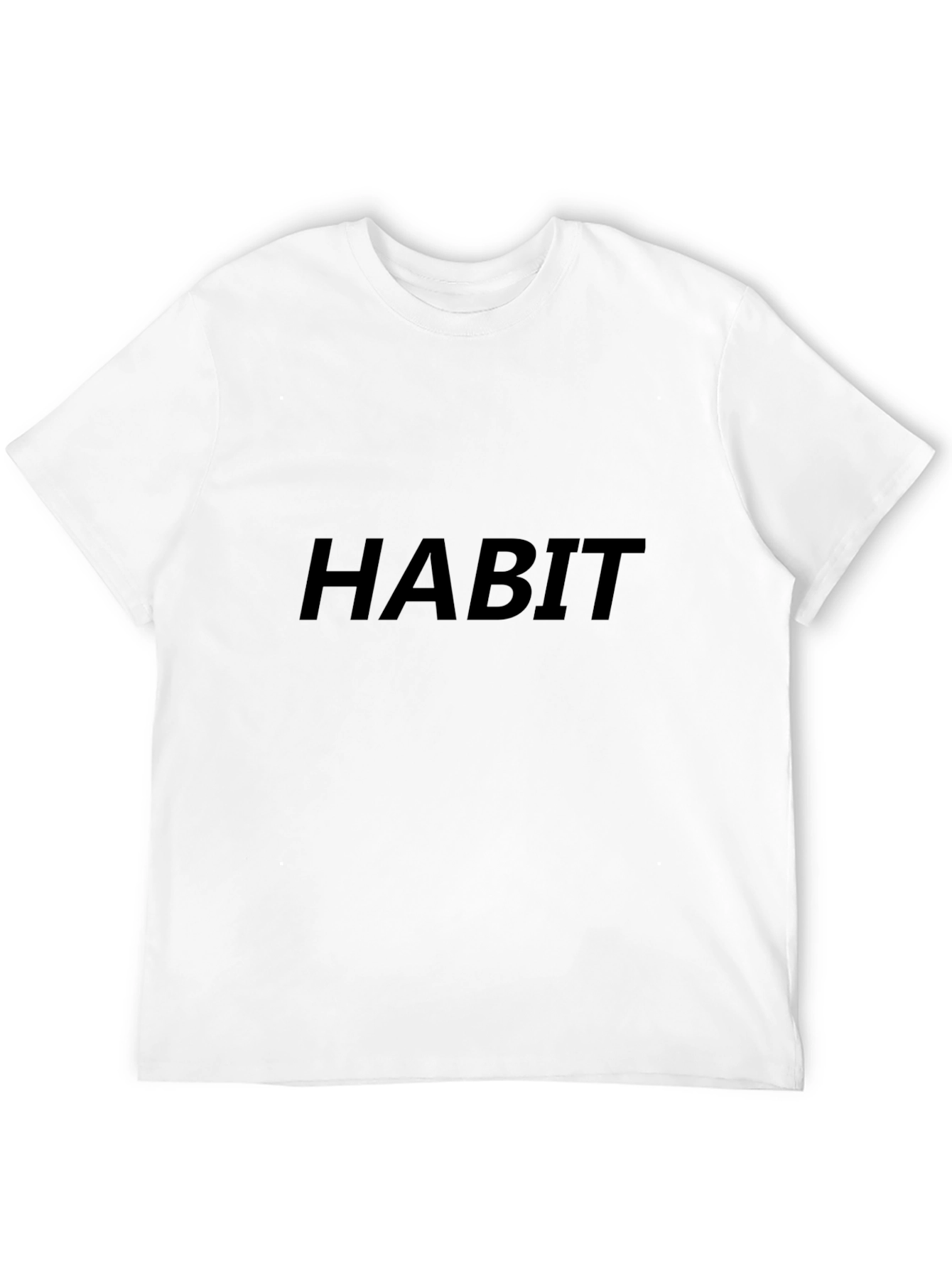 Habit Black T-Shirt - Comfortable Everyday Wear
