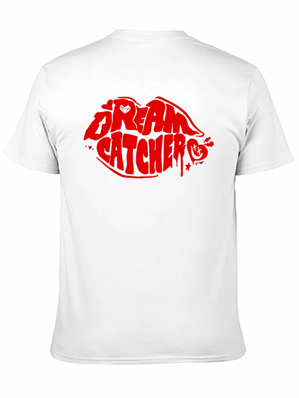 Dream Catcher Lips Graphic T-Shirt - Black