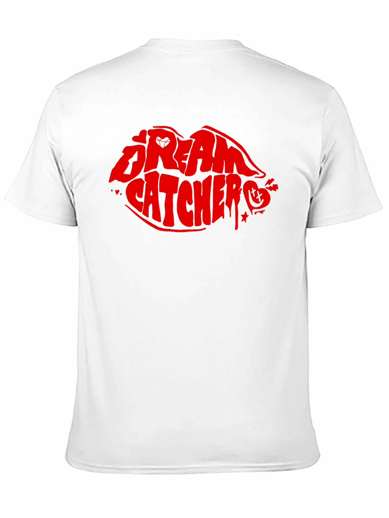 Dream Catcher Lips Graphic T-Shirt - Black