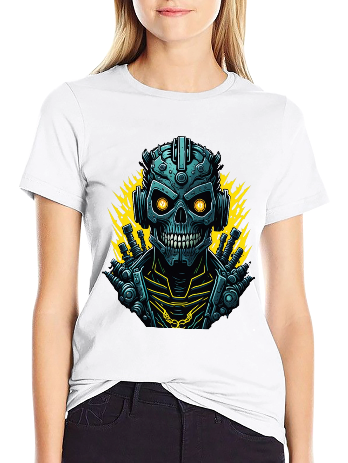 Cyberpunk Skull T-Shirt