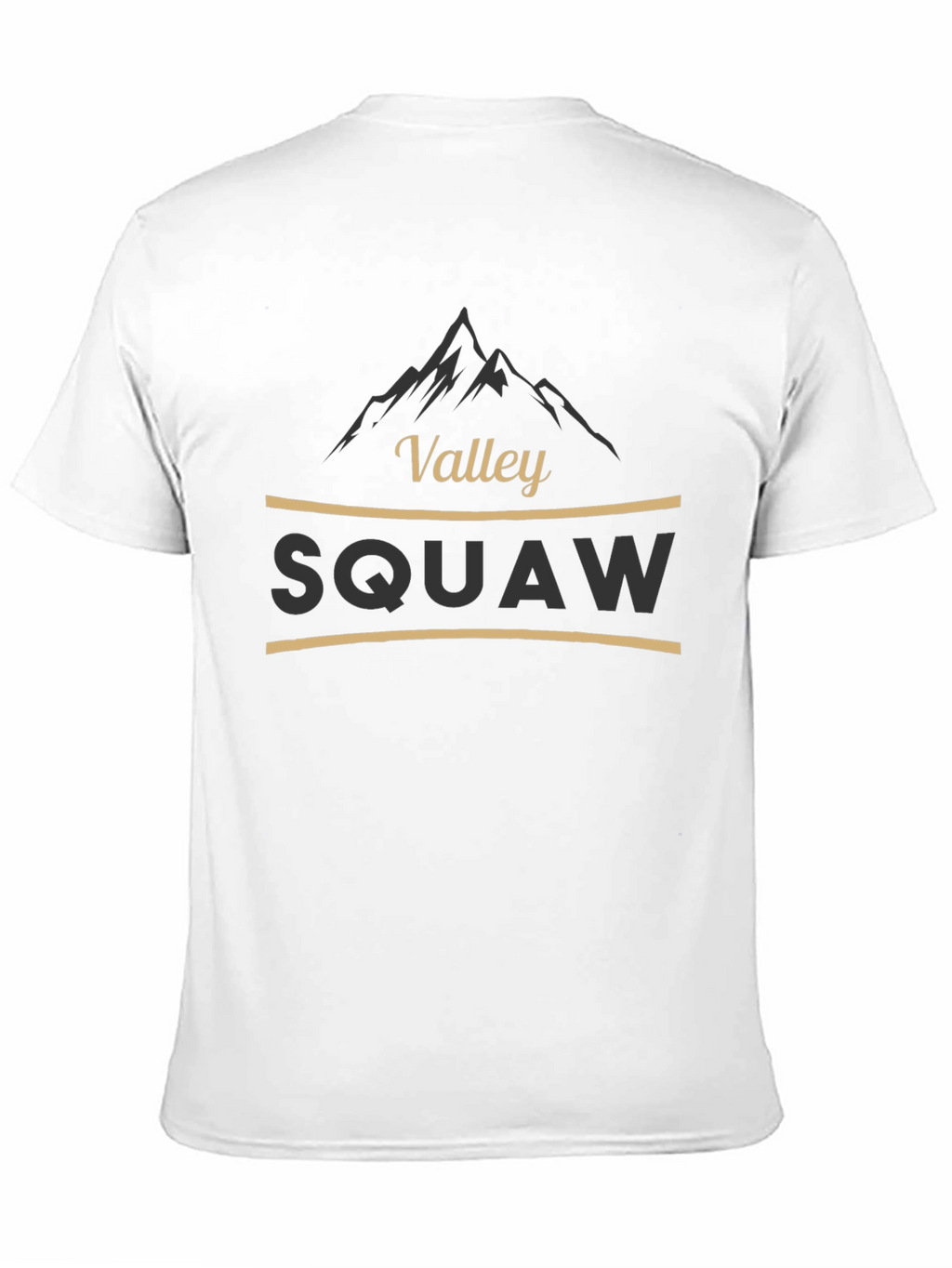 Squaw Valley Graphic Tee - Black Cotton Blend