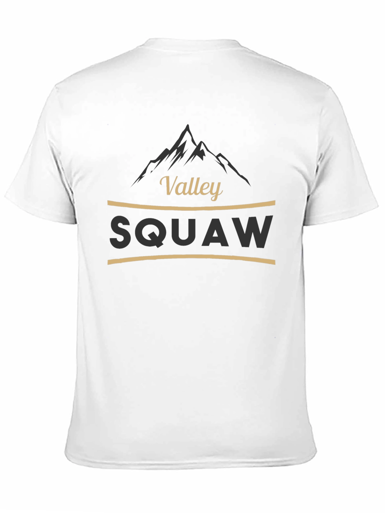 Squaw Valley Graphic Tee - Black Cotton Blend