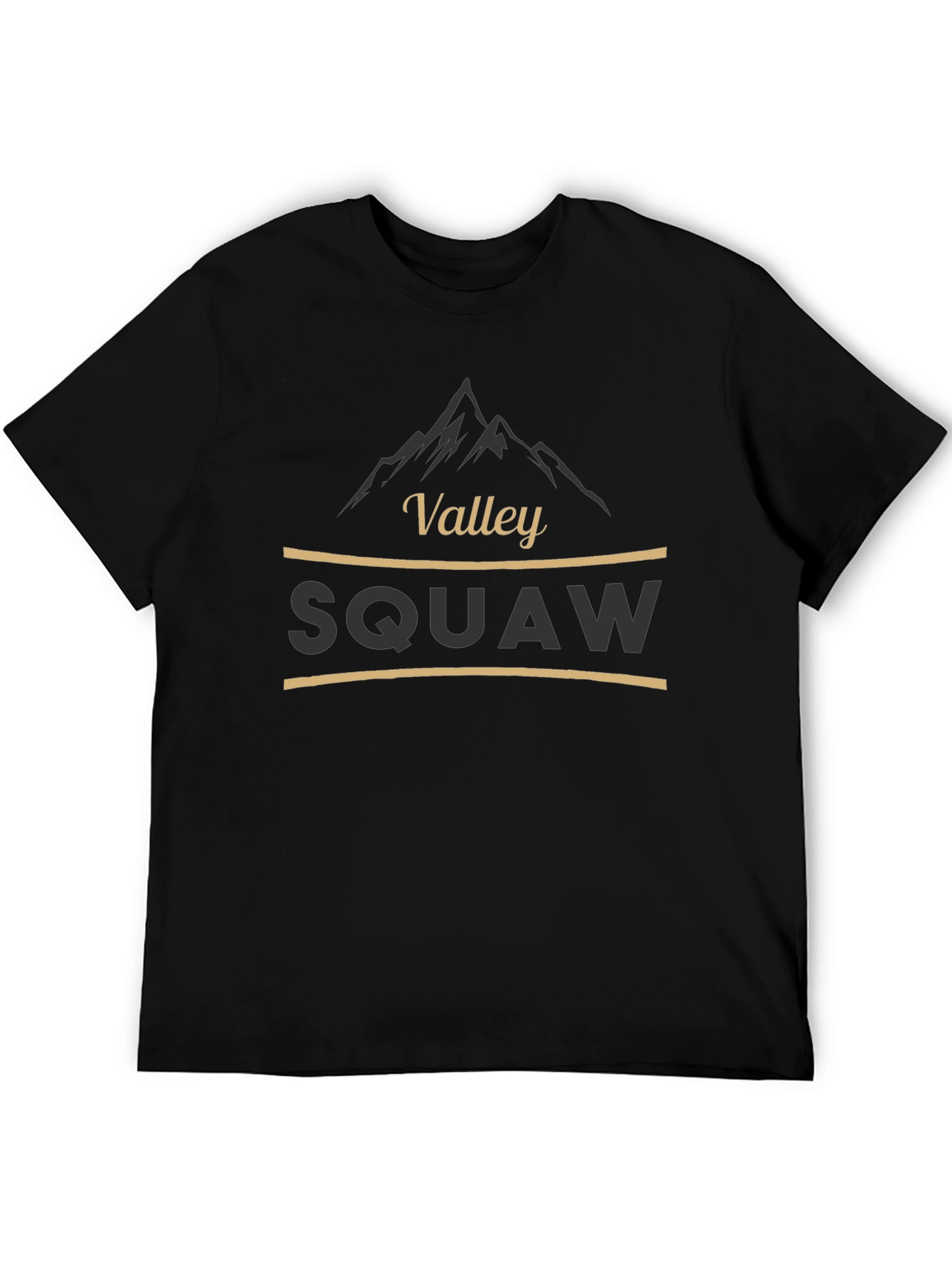 Squaw Valley Graphic Tee - Black Cotton Blend