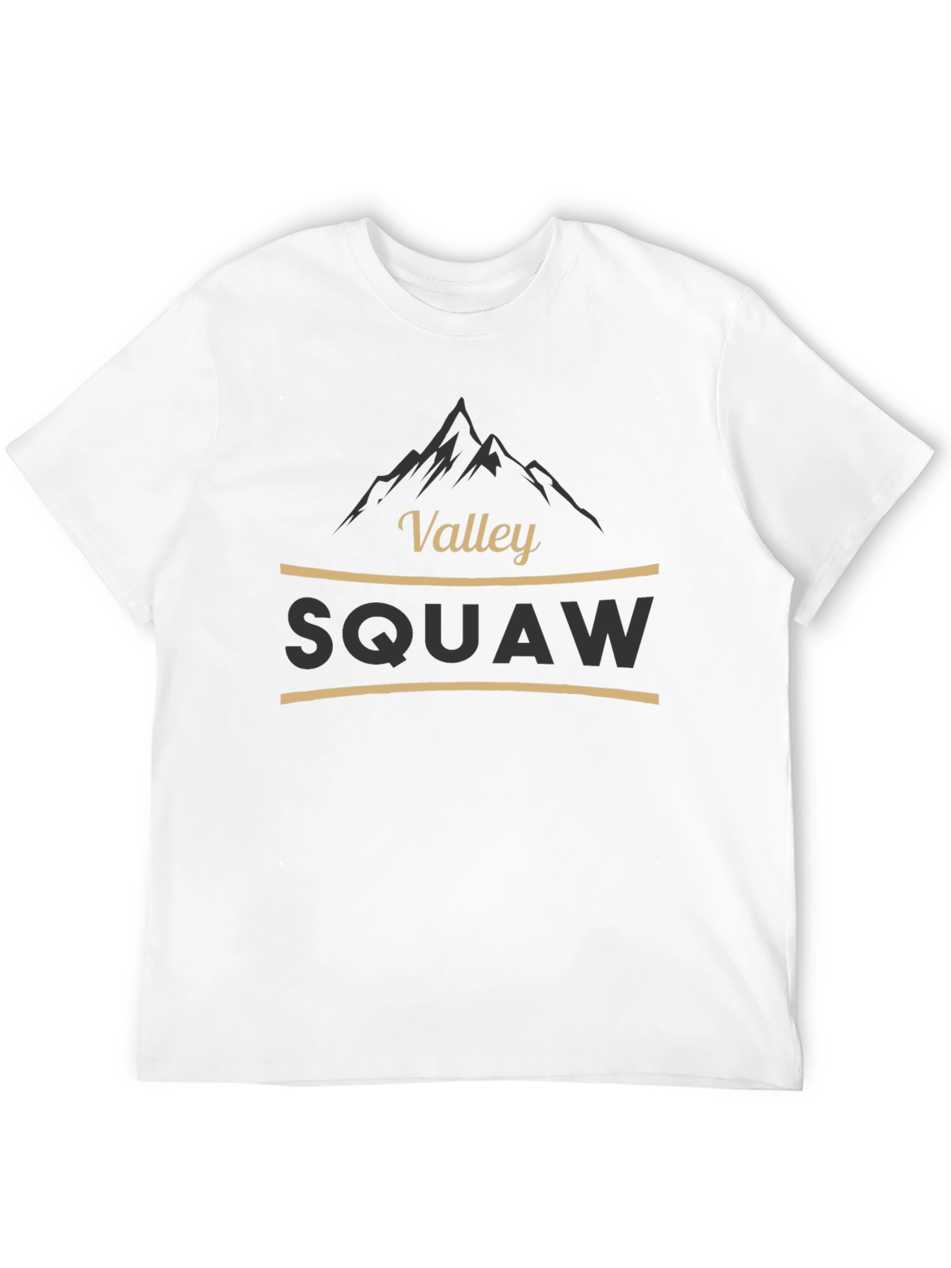 Squaw Valley Graphic Tee - Black Cotton Blend
