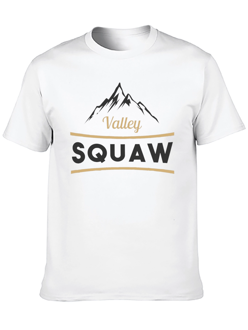 Squaw Valley Graphic Tee - Black Cotton Blend