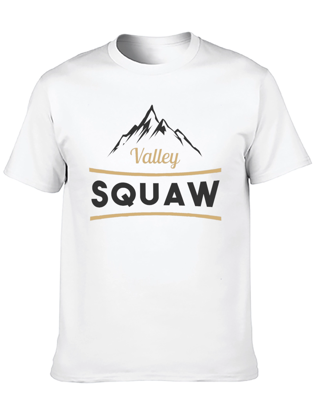 Squaw Valley Graphic Tee - Black Cotton Blend