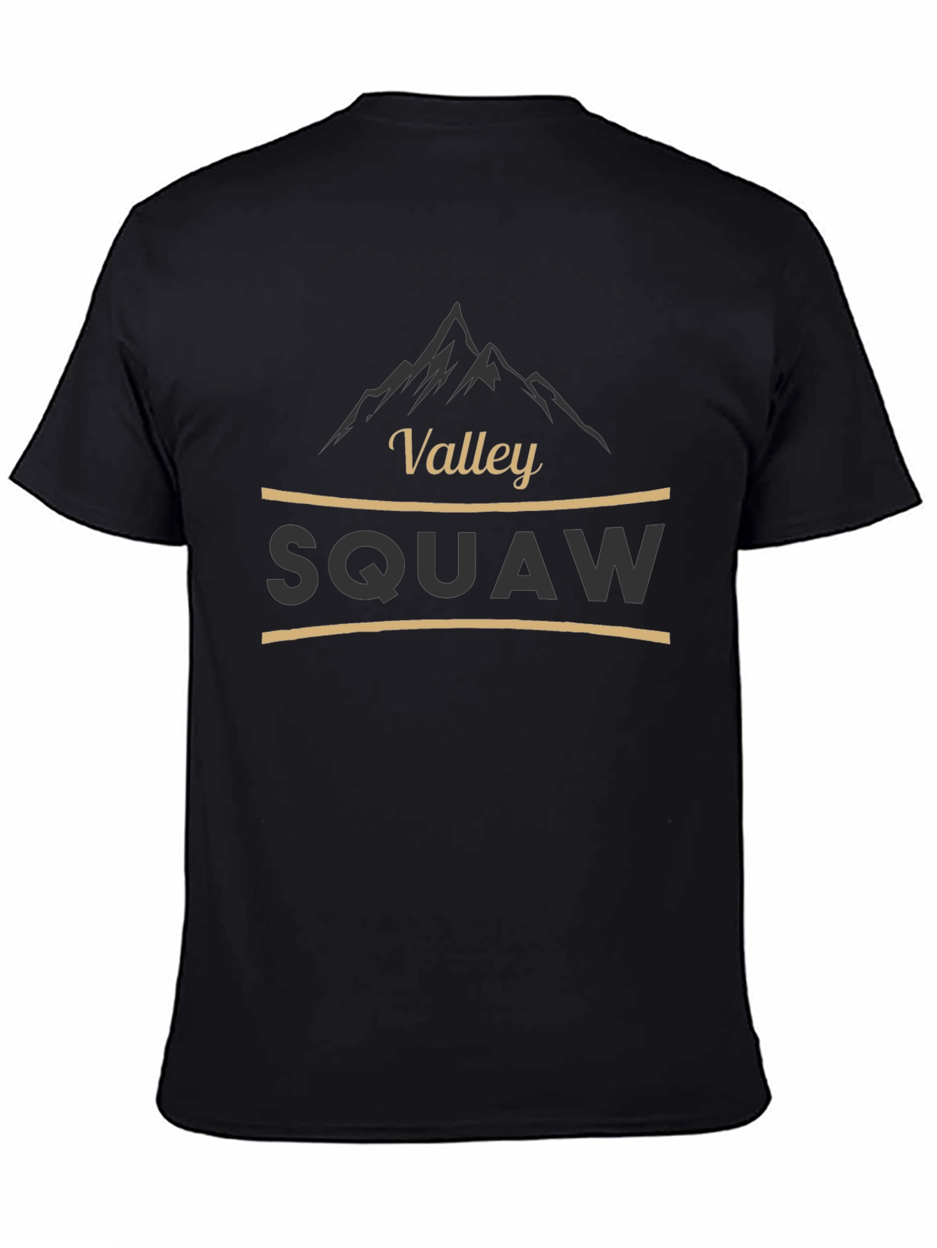 Squaw Valley Graphic Tee - Black Cotton Blend