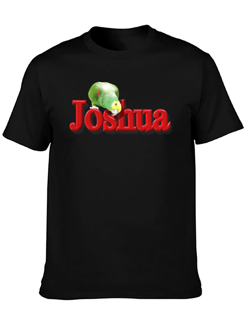 Personalized Parrot Name T-Shirt - Joshua