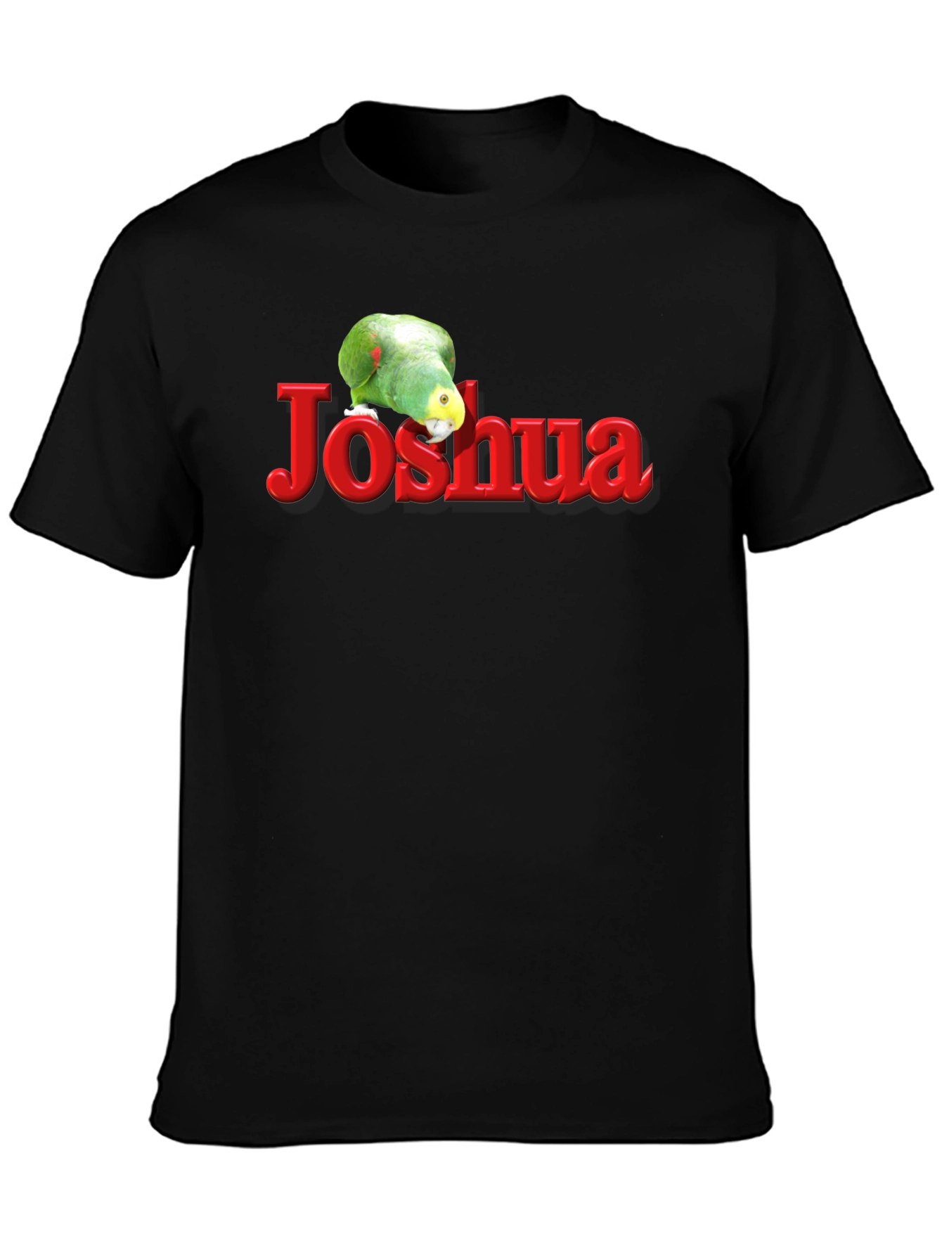 Personalized Parrot Name T-Shirt - Joshua