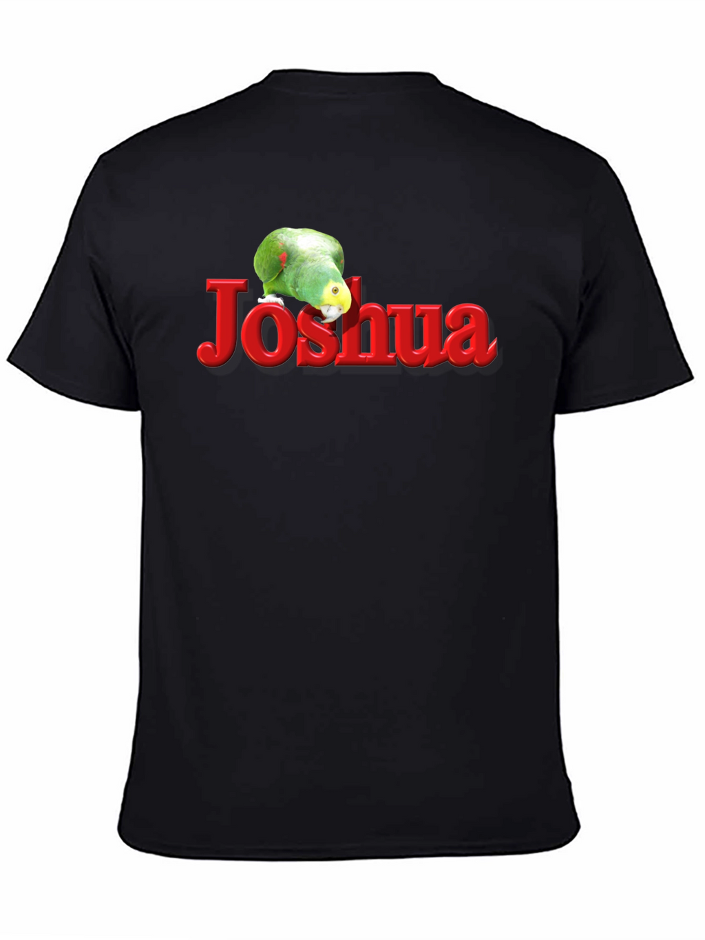 Personalized Parrot Name T-Shirt - Joshua
