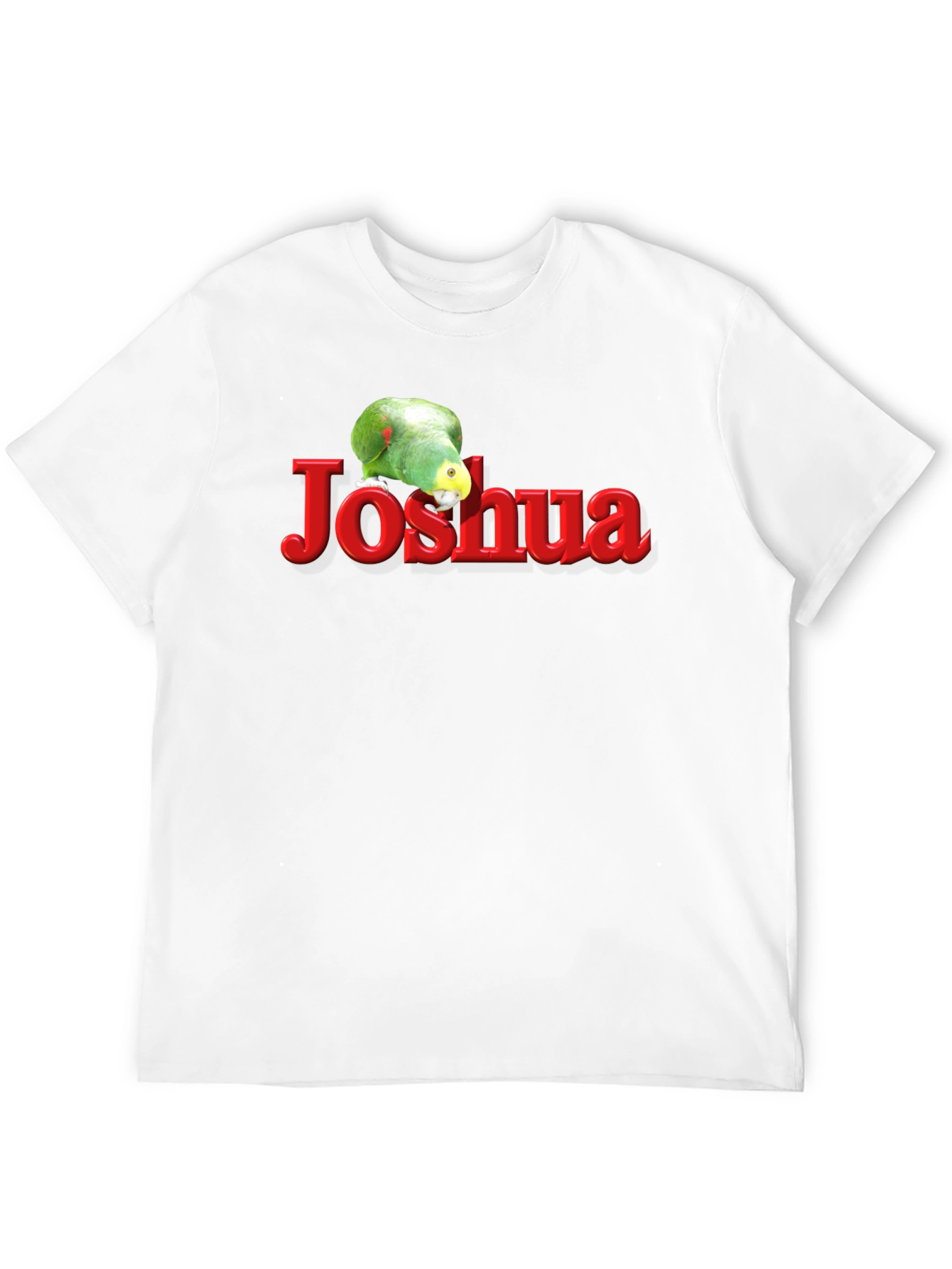 Personalized Parrot Name T-Shirt - Joshua