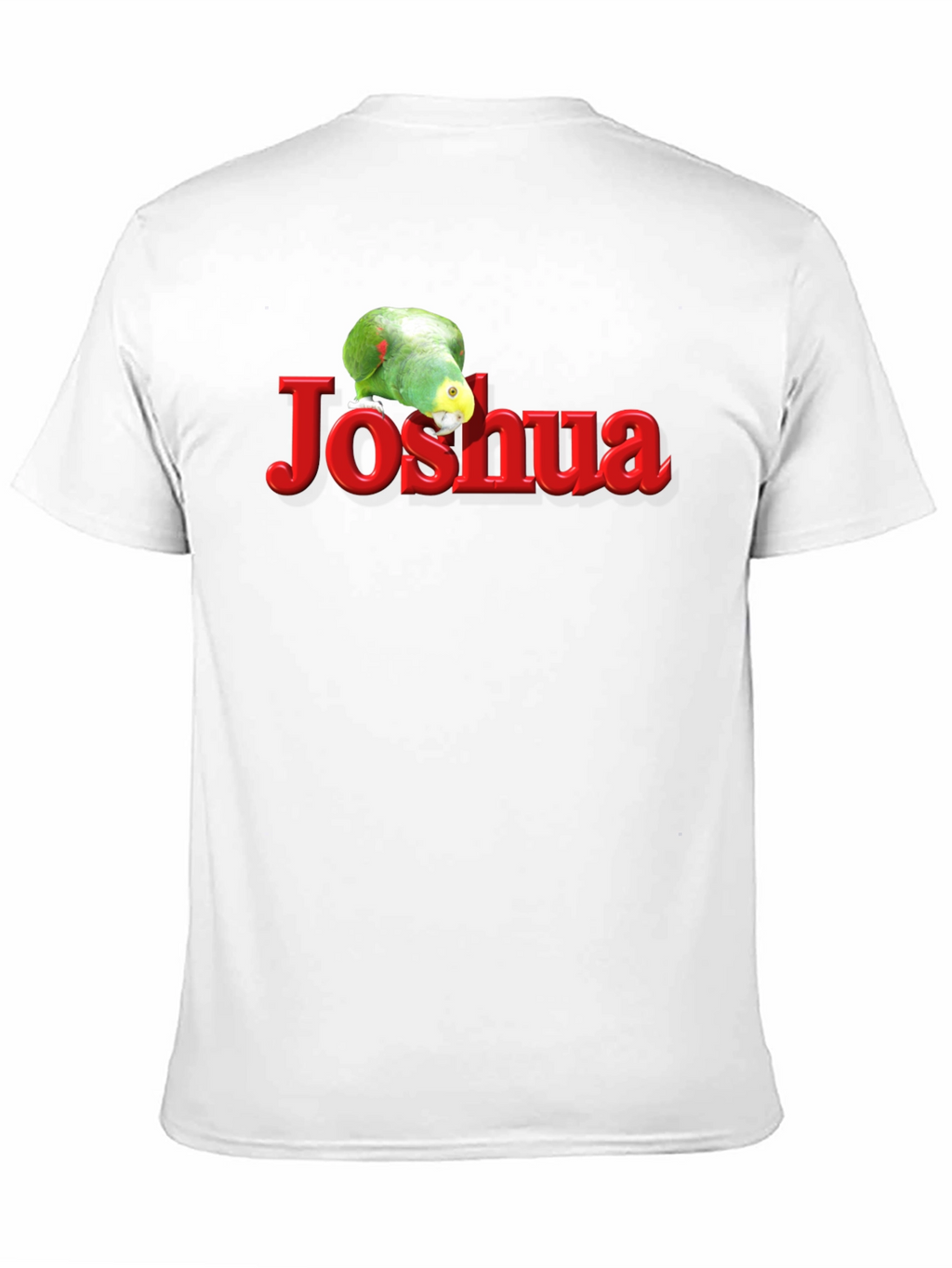 Personalized Parrot Name T-Shirt - Joshua