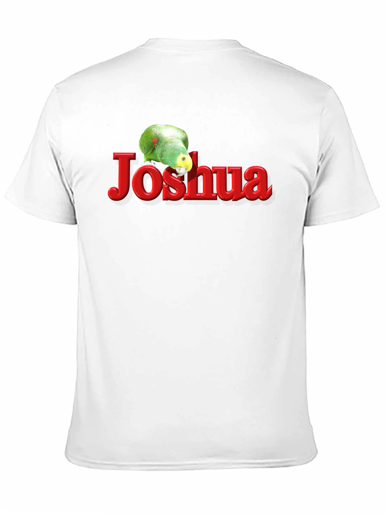Personalized Parrot Name T-Shirt - Joshua