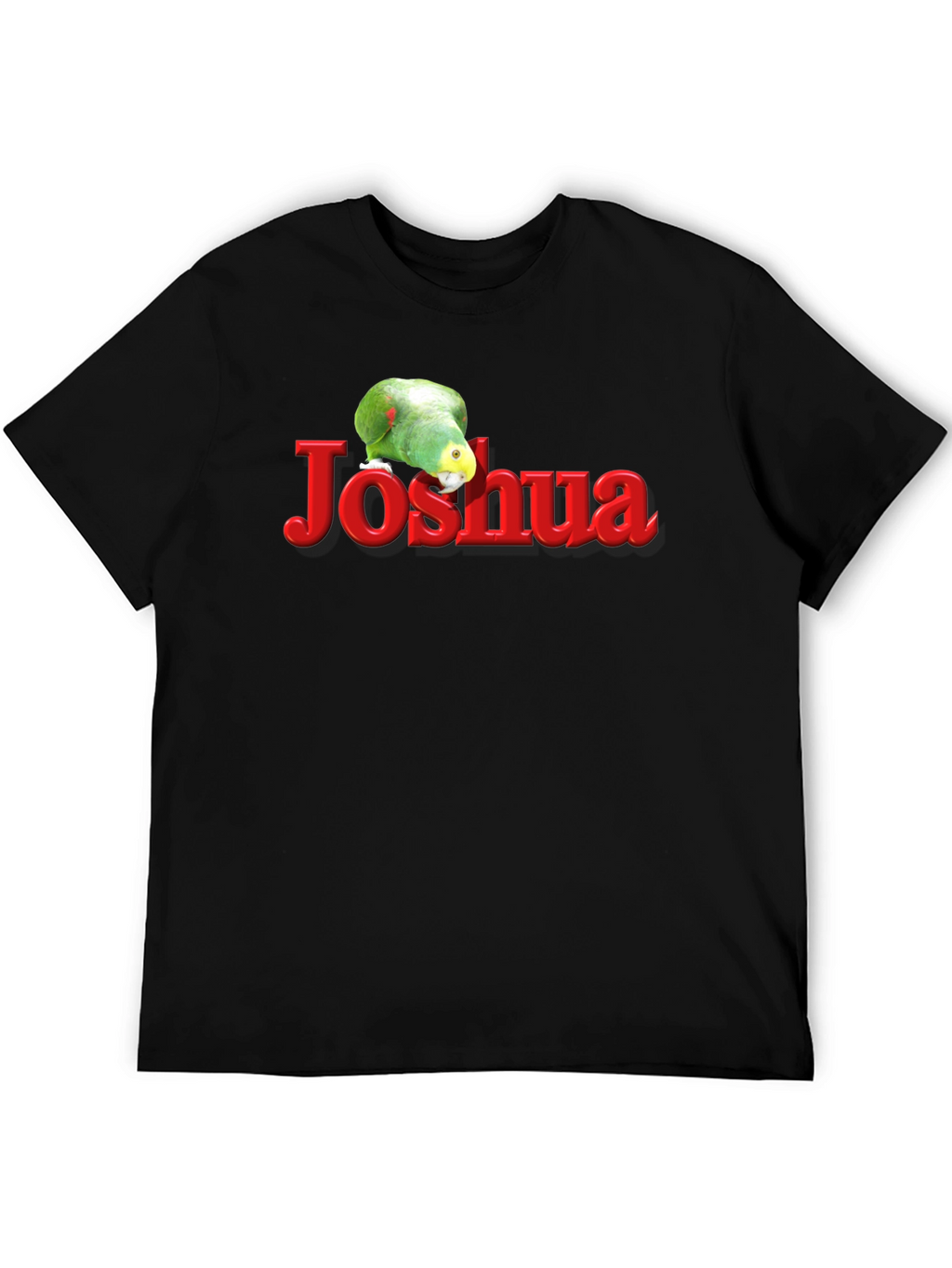 Personalized Parrot Name T-Shirt - Joshua