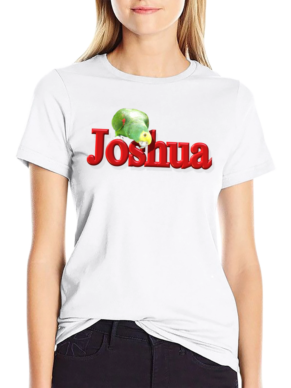 Personalized Parrot Name T-Shirt - Joshua