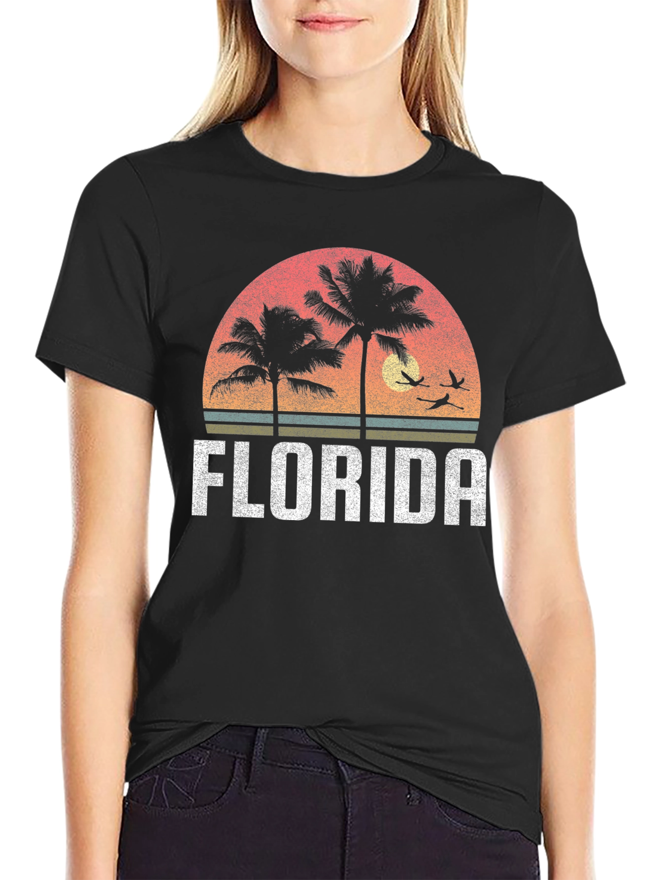 Retro Florida Palm Tree T-Shirt