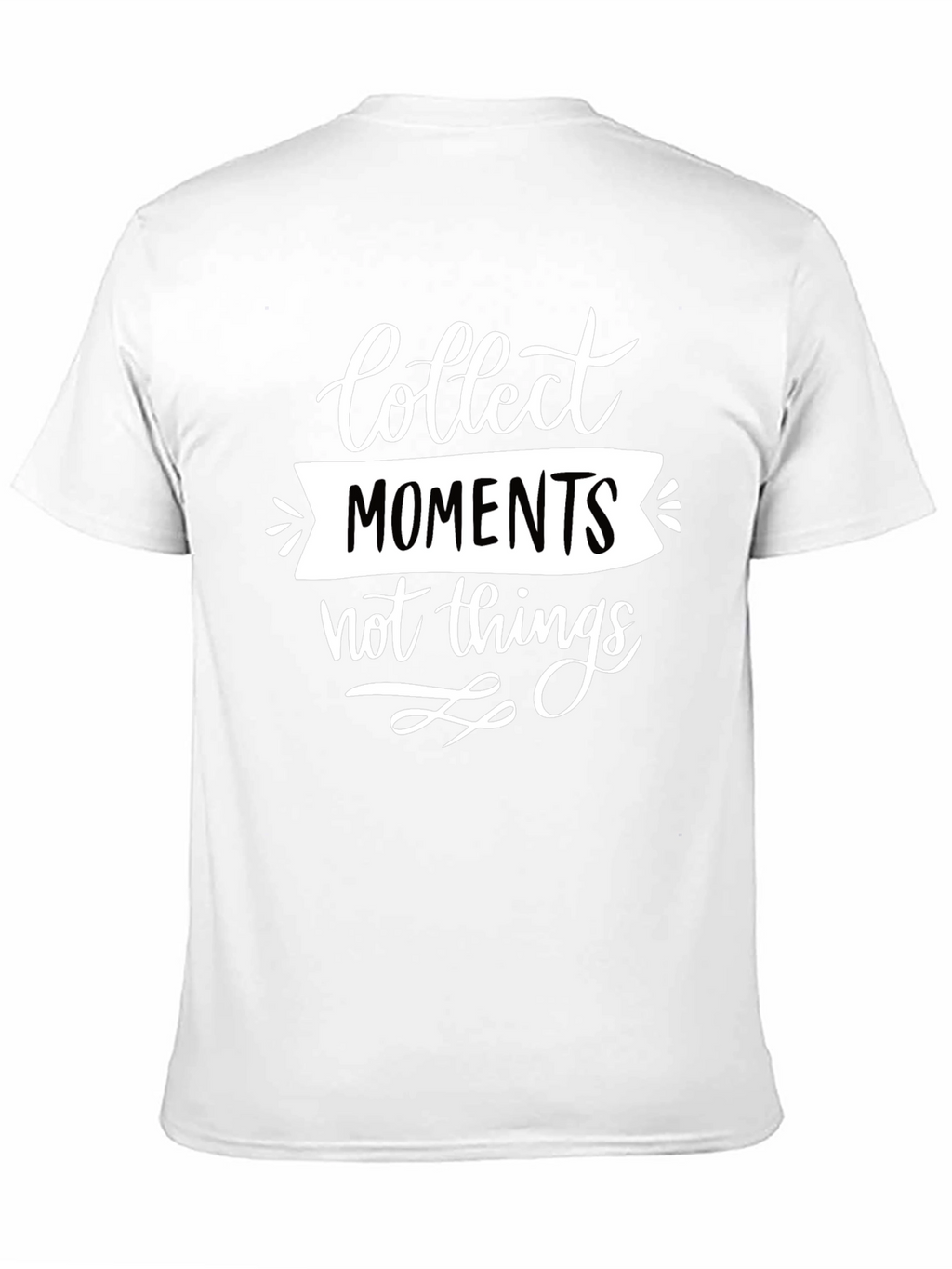 Collect Moments Graphic Tee - Black Cotton Comfort