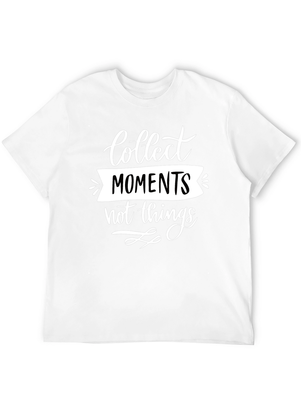Collect Moments Graphic Tee - Black Cotton Comfort