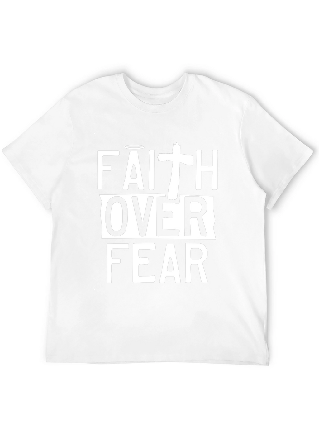 Faith Over Fear Christian T-Shirt - Religious Graphic Tee