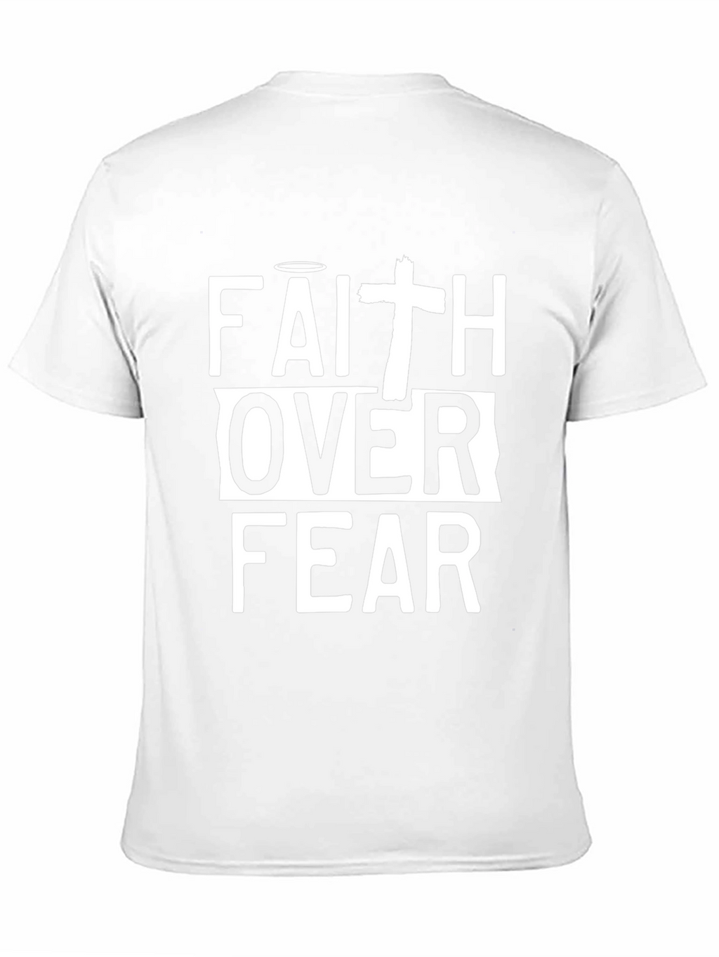 Faith Over Fear Christian T-Shirt - Religious Graphic Tee