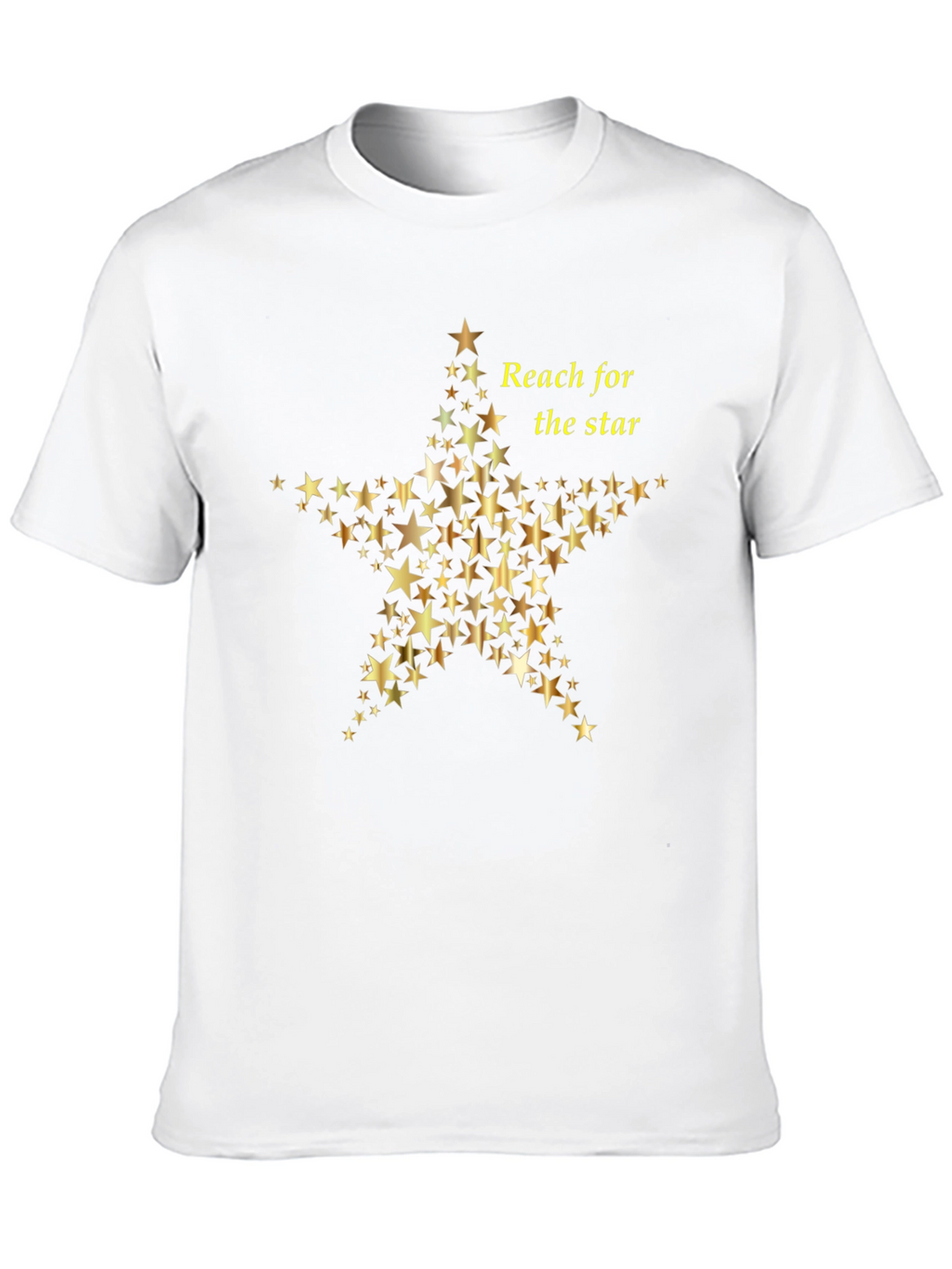 Reach for the Star Graphic Black Tee