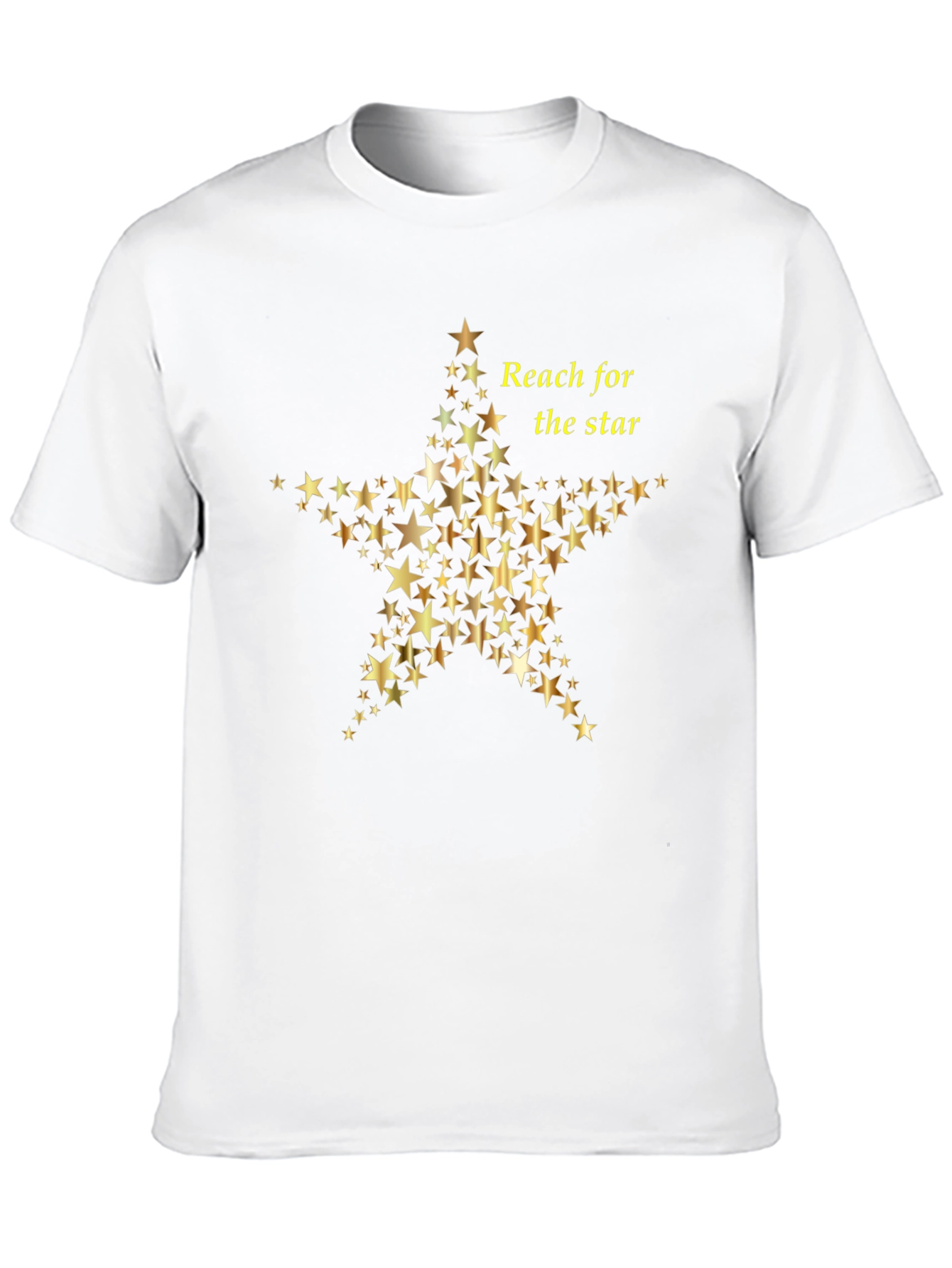 Reach for the Star Graphic Black Tee