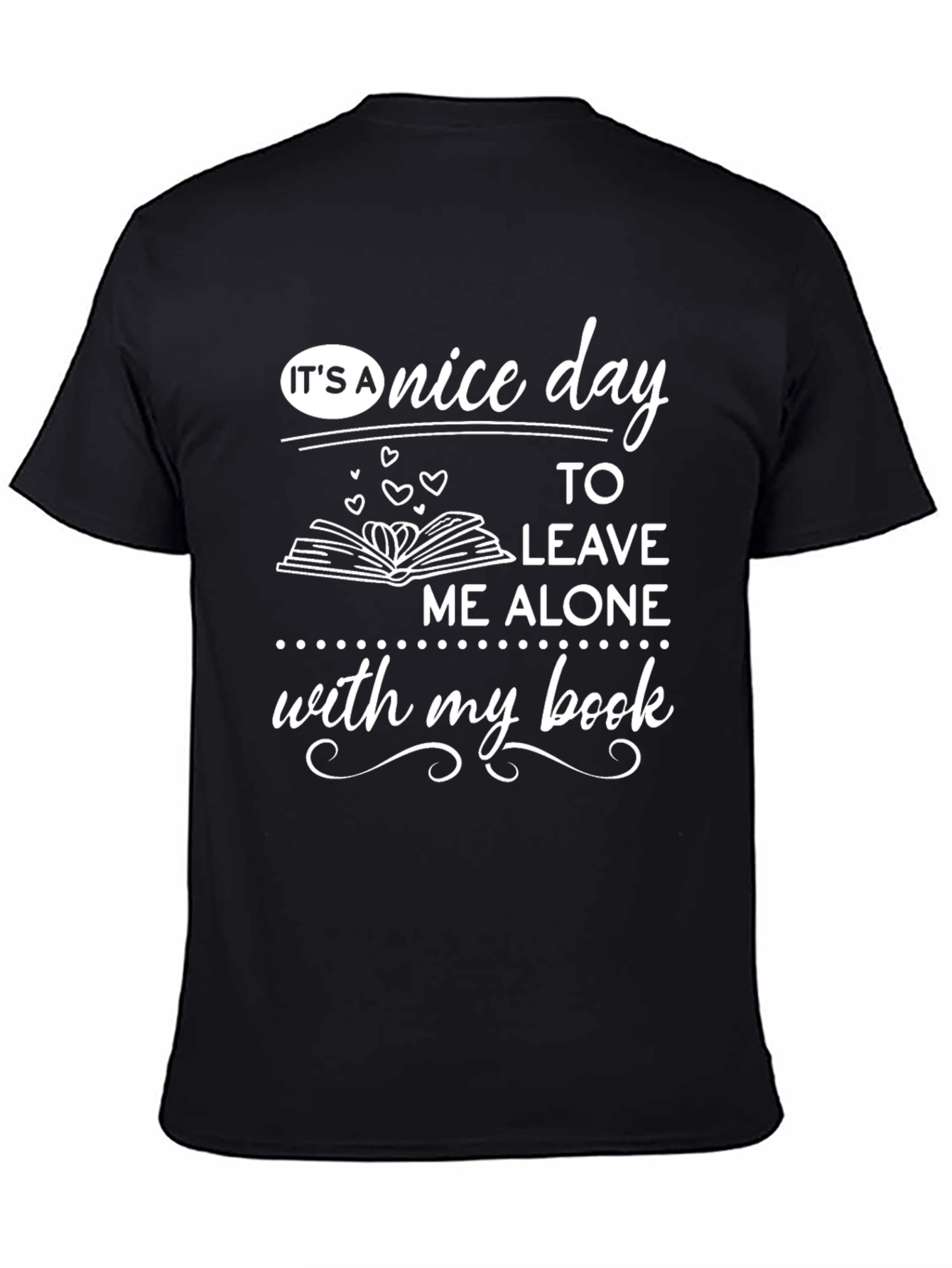 Funny Reader T-Shirt - Leave Me Alone With My Book