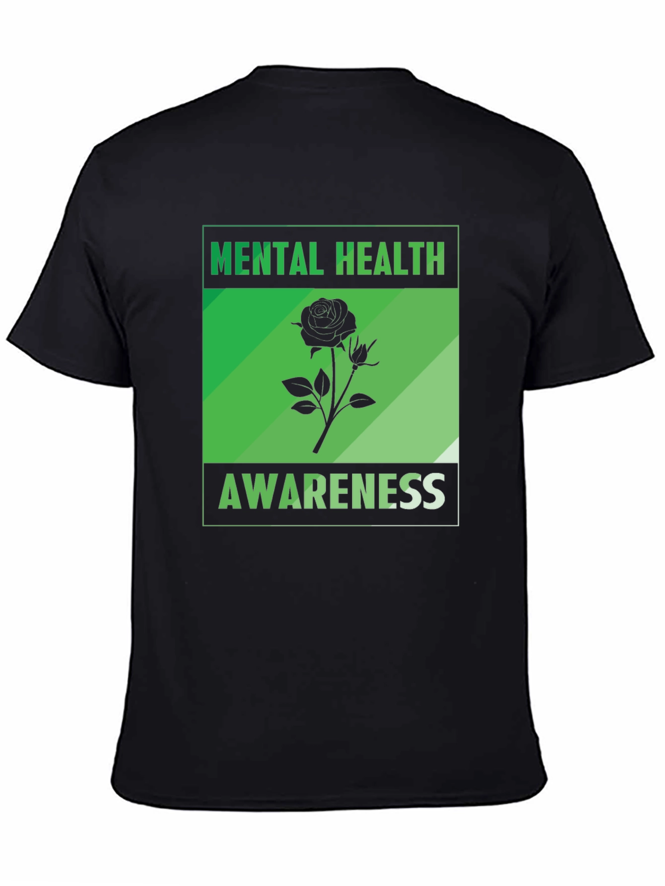 Mental Health Awareness Rose Graphic Tee
