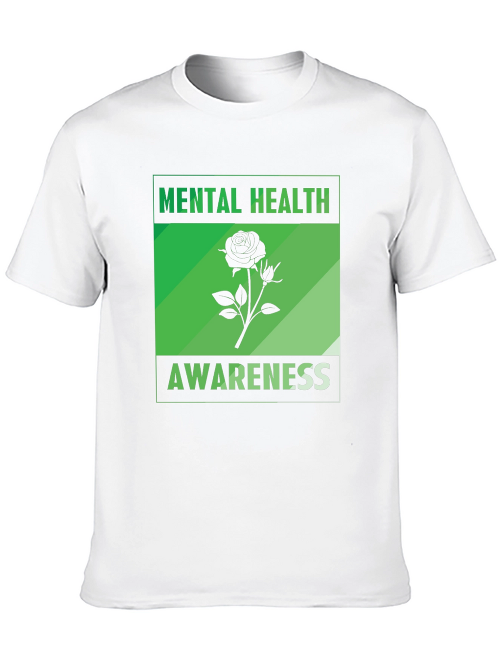 Mental Health Awareness Rose Graphic Tee