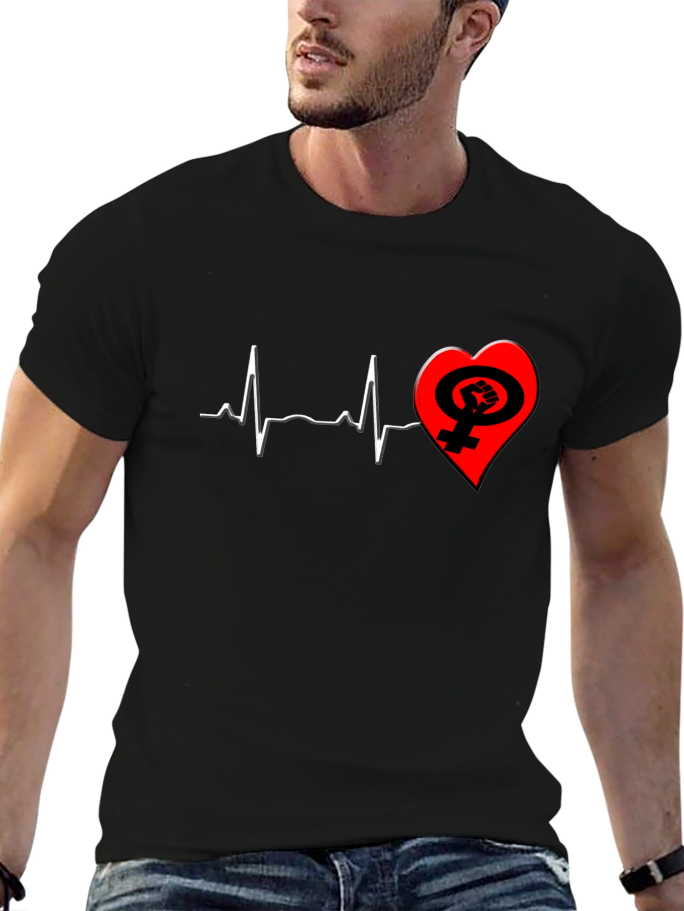 Feminist Heartbeat T-Shirt