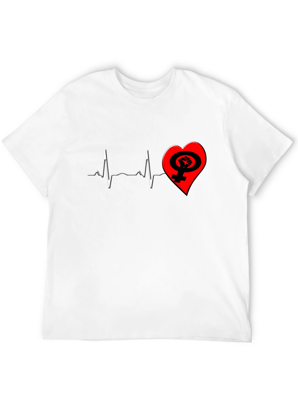 Feminist Heartbeat T-Shirt