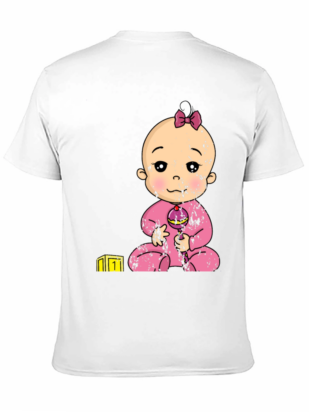 Baby Girl Graphic Tee - Black