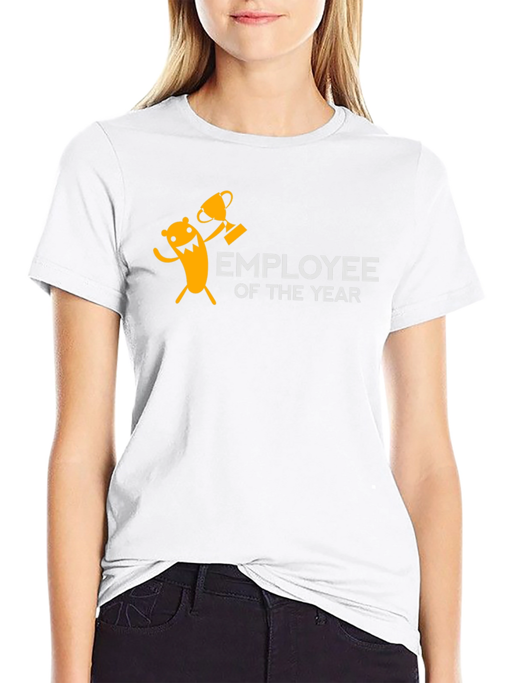 Employee of the Year Black Graphic Tee